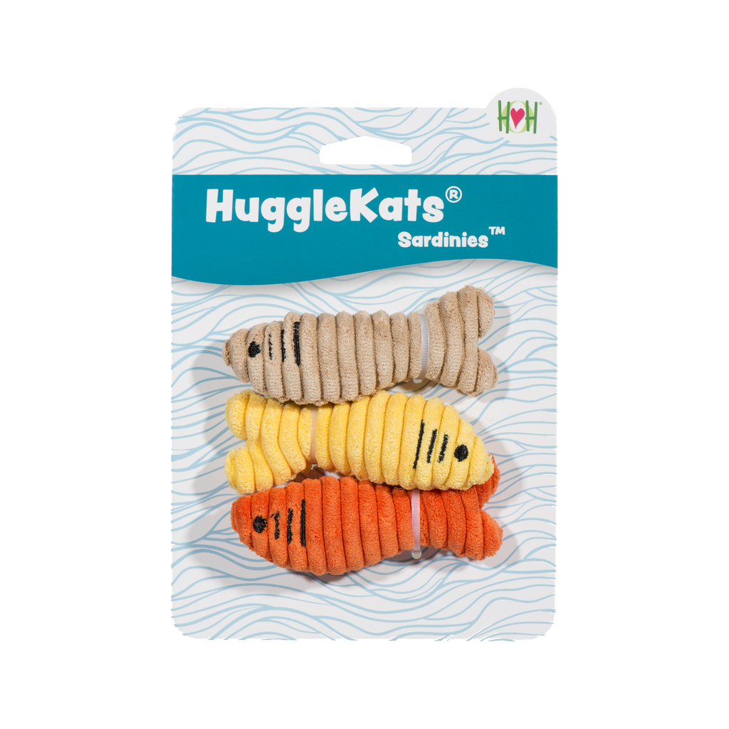 Sardinies Crinkle Catnip Cat Toy – Lightweight Fish for Play
