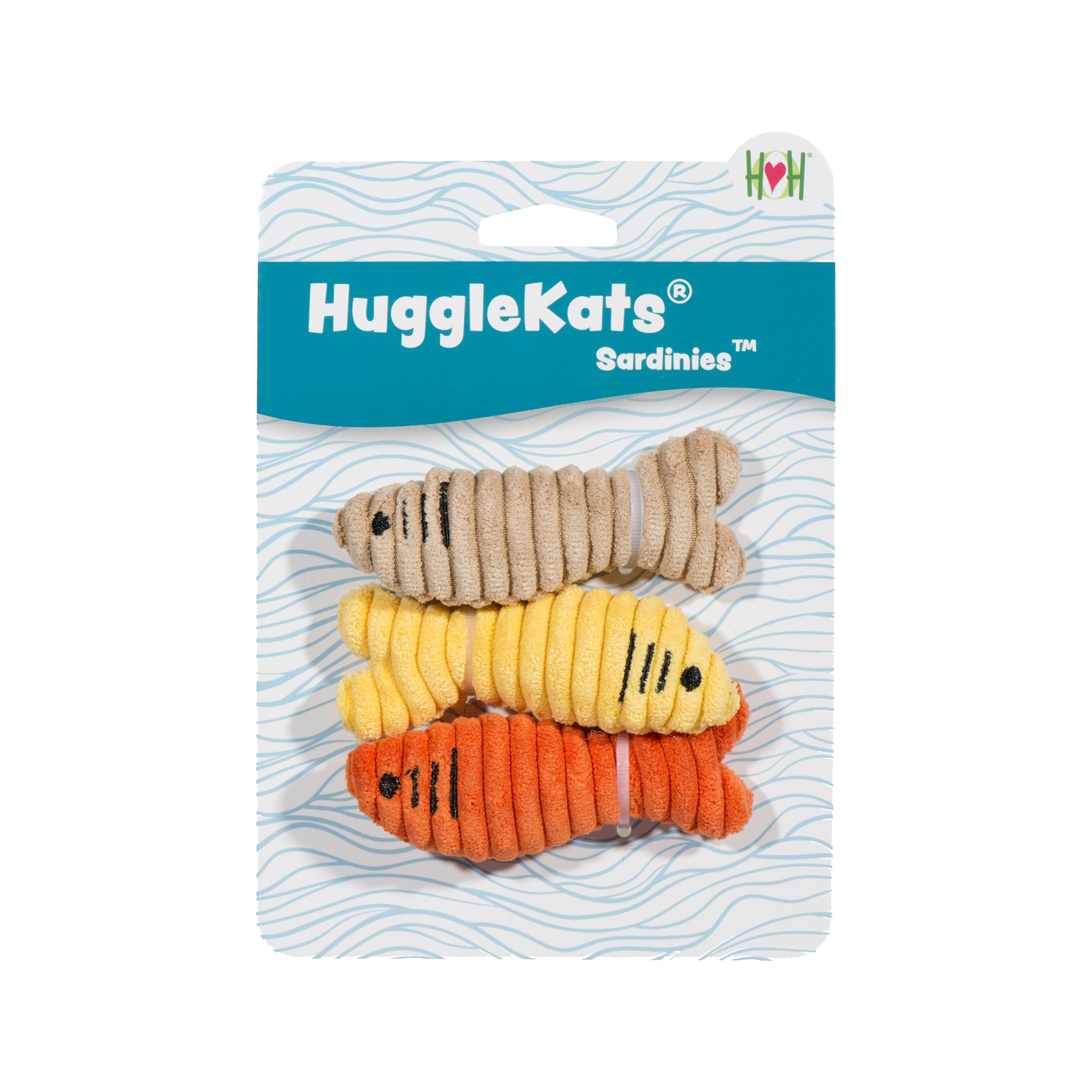 Sardinies Crinkle Catnip Cat Toy – Lightweight Fish for Play