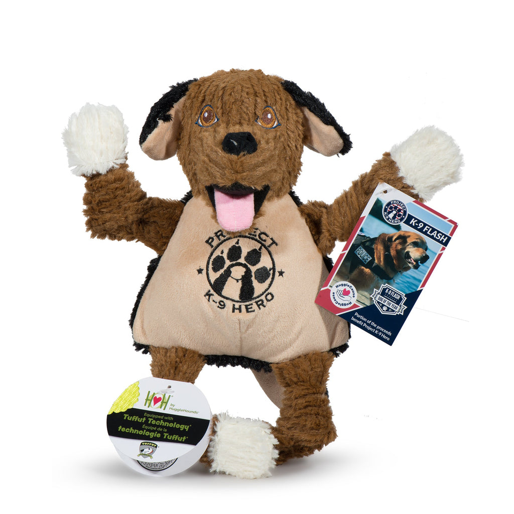 K-9 Flash Knottie Large Durable Plush Dog Toy