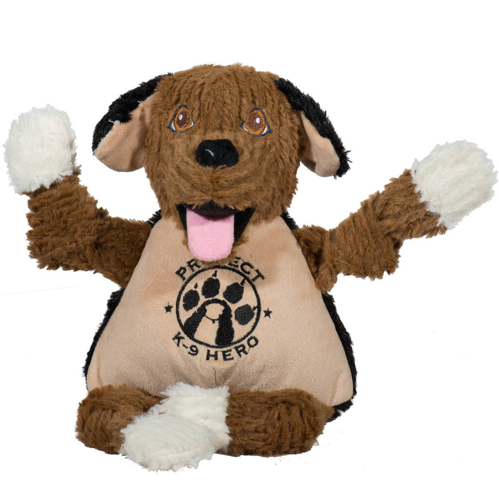 K-9 Flash Knottie Large Durable Plush Dog Toy