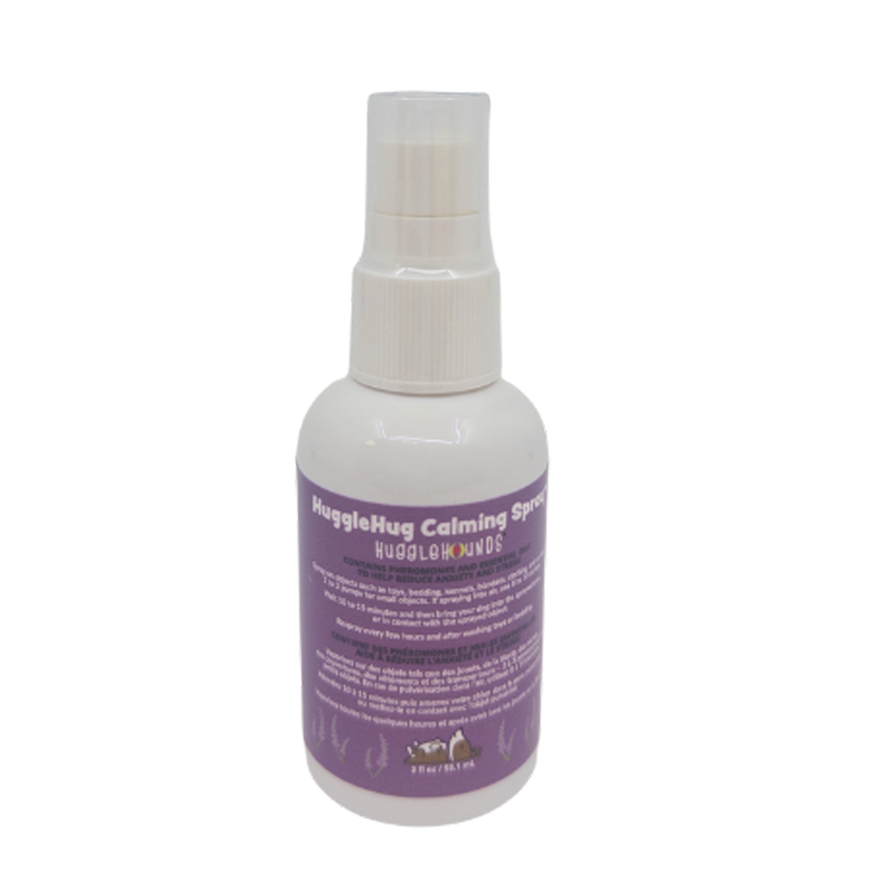 HuggleHug Lavender Bone & Calming Spray Set for Dogs