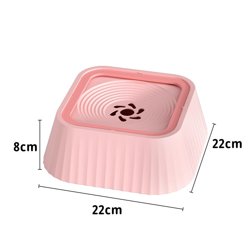 Floating Water Bowl for Pets, 1300ml Anti-Spill Design