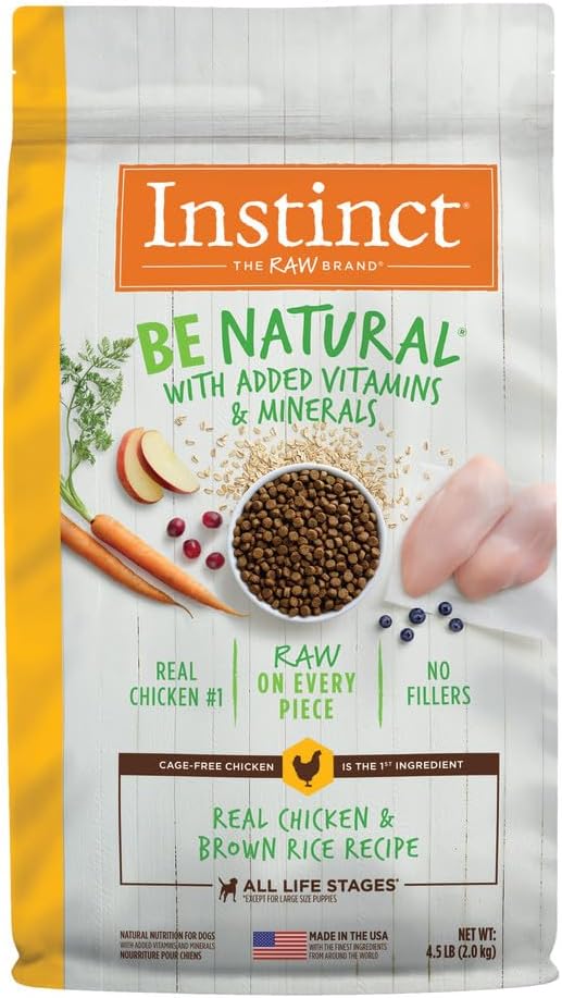 Natural Dry Dog Food with Cage-Free Chicken & Whole Grains