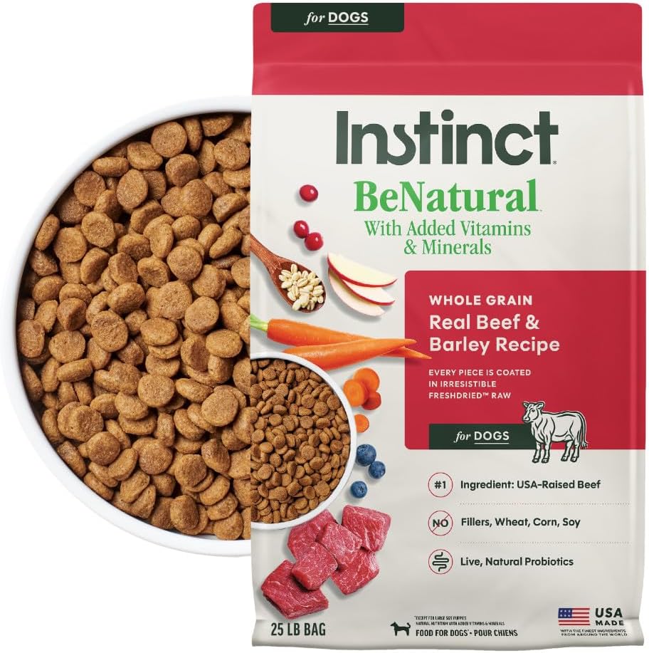 Beef & Whole Grains Dog Food with Freeze-Dried Raw Coating