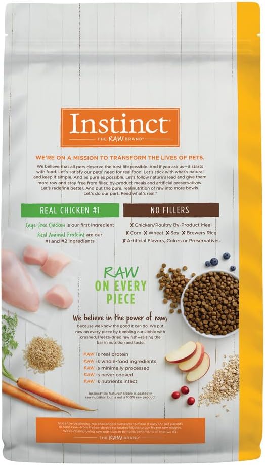 Natural Dry Dog Food with Cage-Free Chicken & Whole Grains
