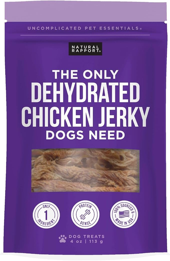 Chicken Jerky Strips Dog Treats – Single Ingredient, USA Made