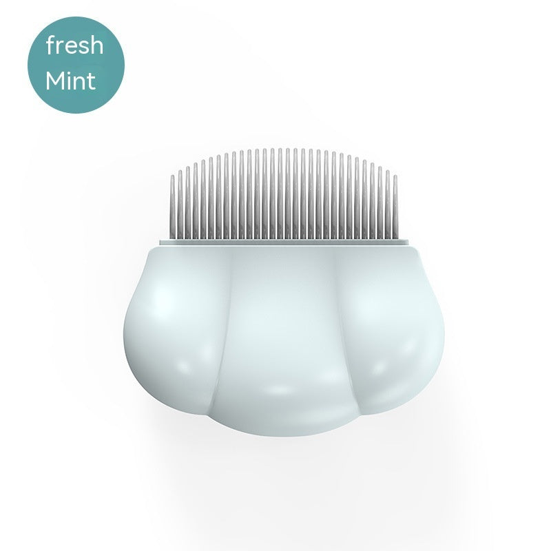Pet Hair Removal Comb with Ergonomic Handle for All Coat Types