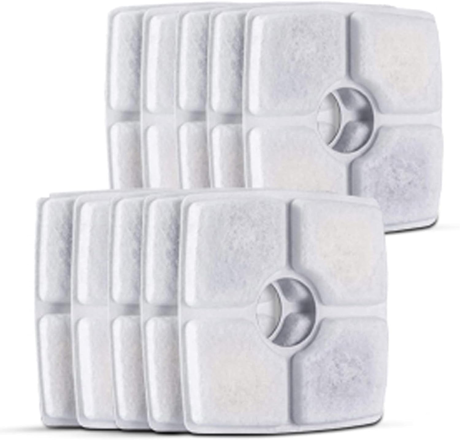Replacement Filters for 84oz/2.5L Square Pet Fountains, Pack of 10