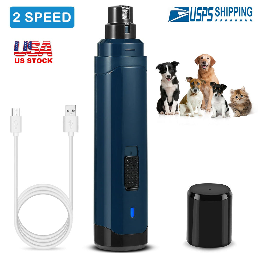 Professional Pet Nail Grinder for Small Pets, USB Rechargeable, Quiet Operation