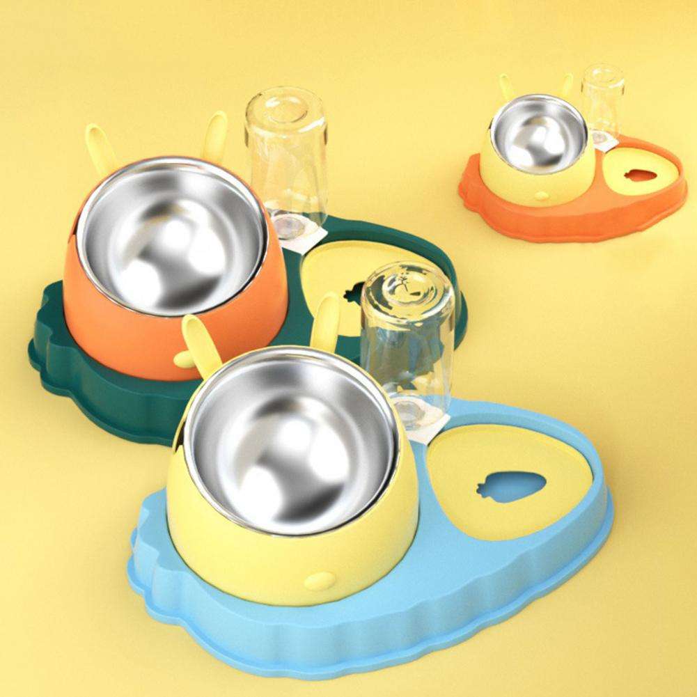 Stainless Steel Pet Bowl with Non-Slip Base for Dogs and Cats