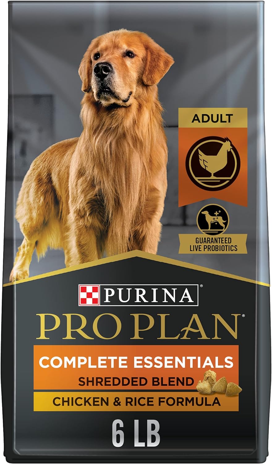 Chicken & Rice Adult Dog Food with Crunchy and Shredded Pieces
