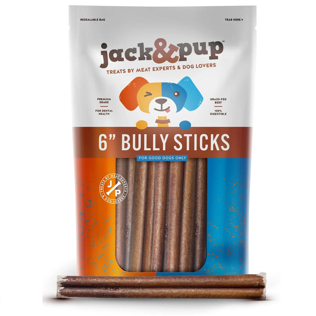 6" All-Beef Bully Stick Dog Chew – Grass-Fed, Single Ingredient