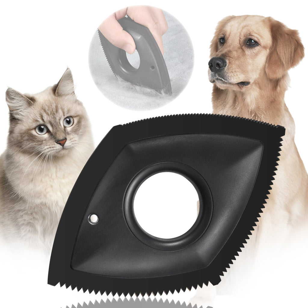 Reusable Pet Hair Remover with Four Cleaning Modes, Black