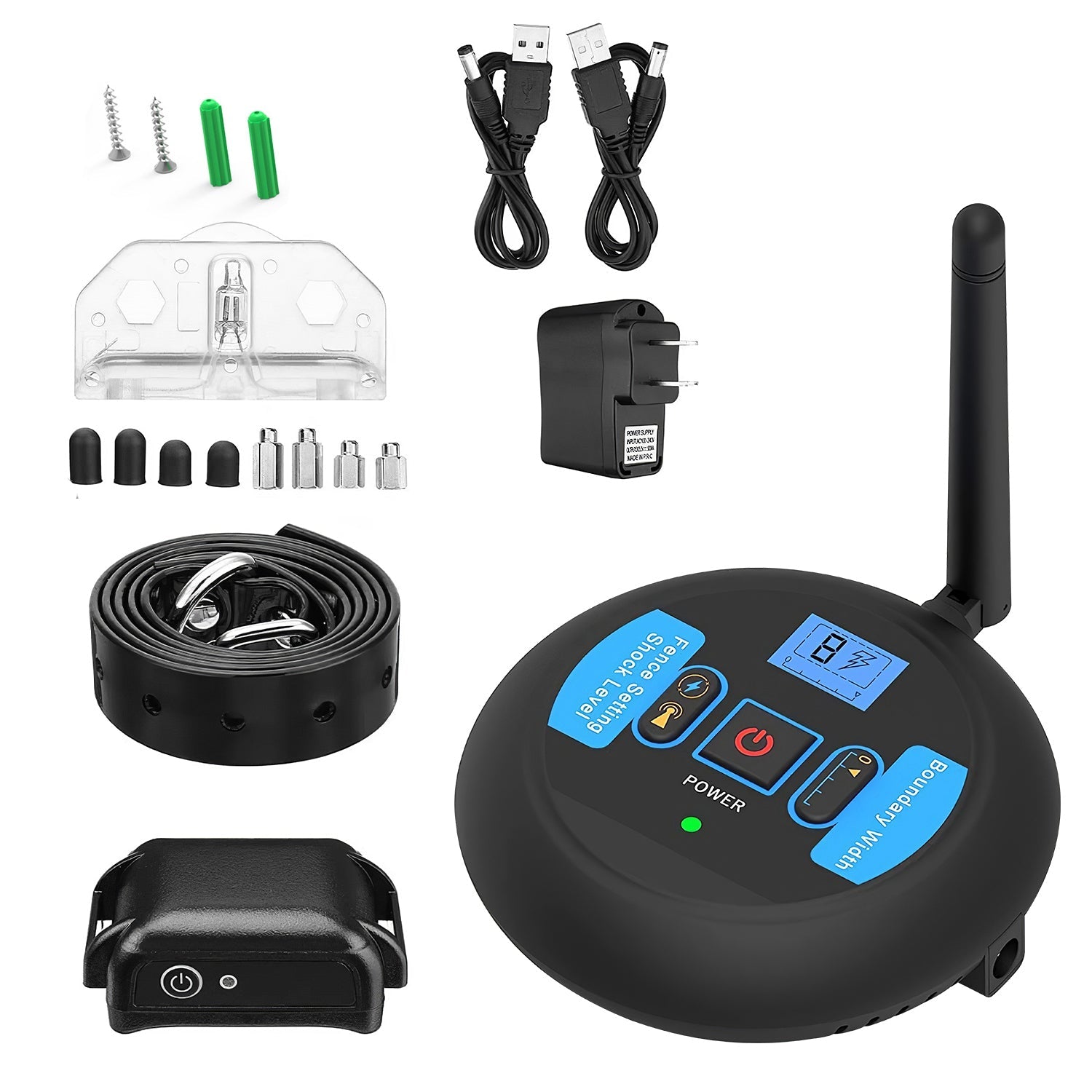 Wireless Electric Dog Fence with Adjustable Collar