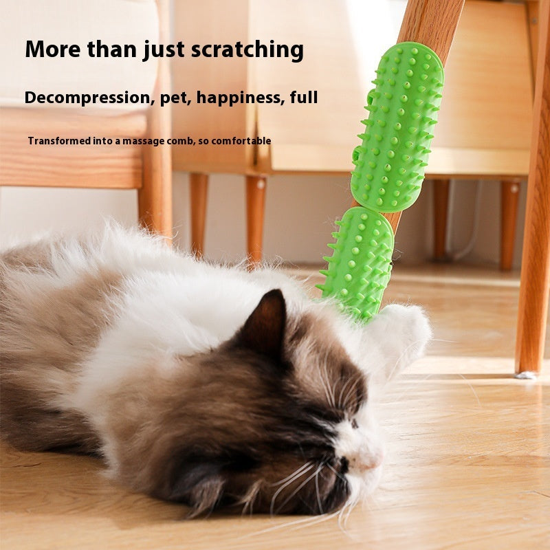 Silicone Pet Itch Relief Massage Grooming Tool for Cats & Dogs