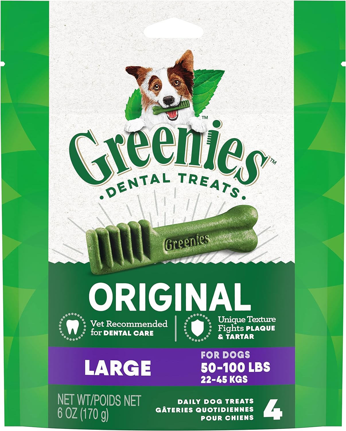 GREENIES Original Dental Treats for Large Breed Dogs