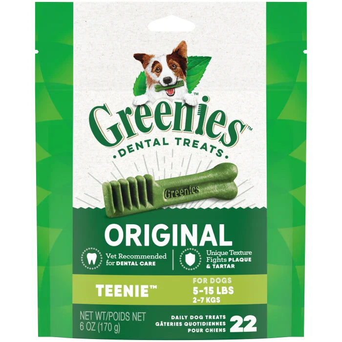 Original Flavor Dental Chews for Small Dogs (5–15 lbs)
