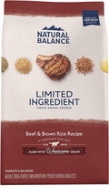 Limited Ingredient Beef & Brown Rice Dry Dog Food for Adults