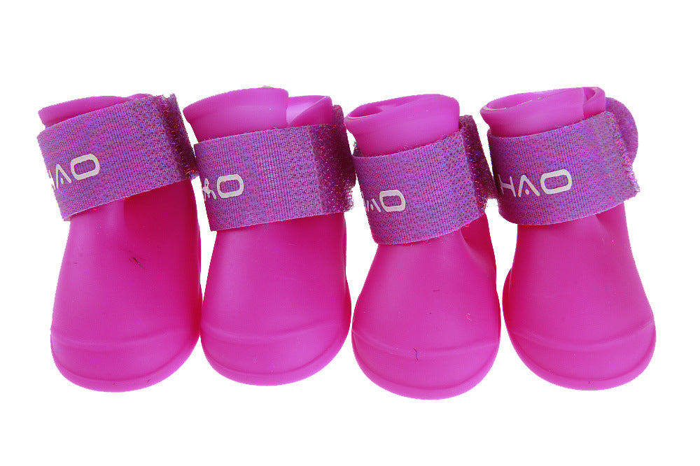Cartoon Pet Rain Boots – Waterproof, Non-Slip, Multiple Sizes