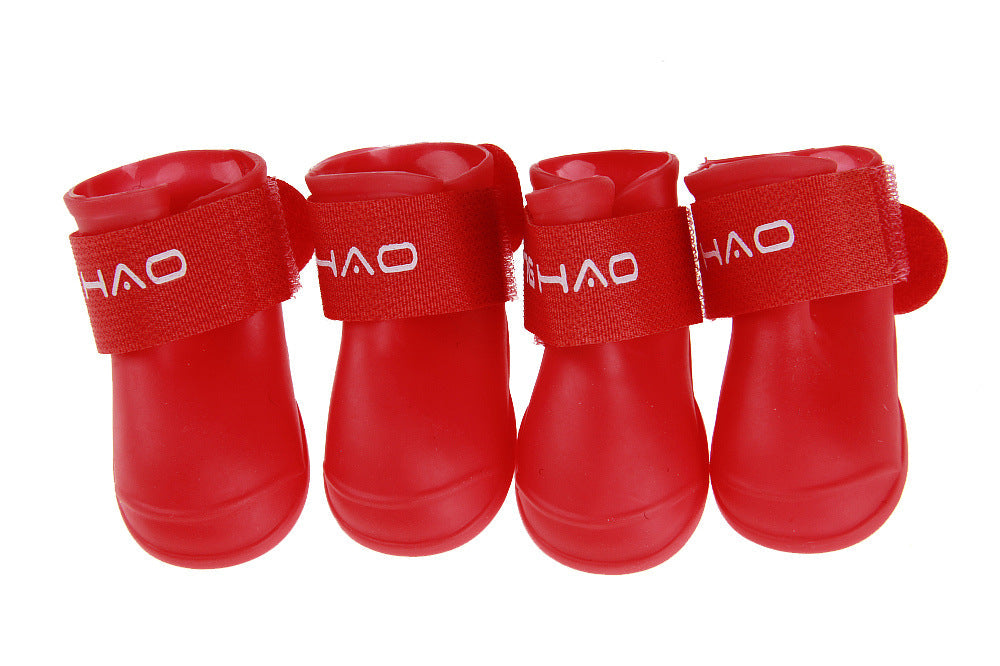 Cartoon Pet Rain Boots – Waterproof, Non-Slip, Multiple Sizes