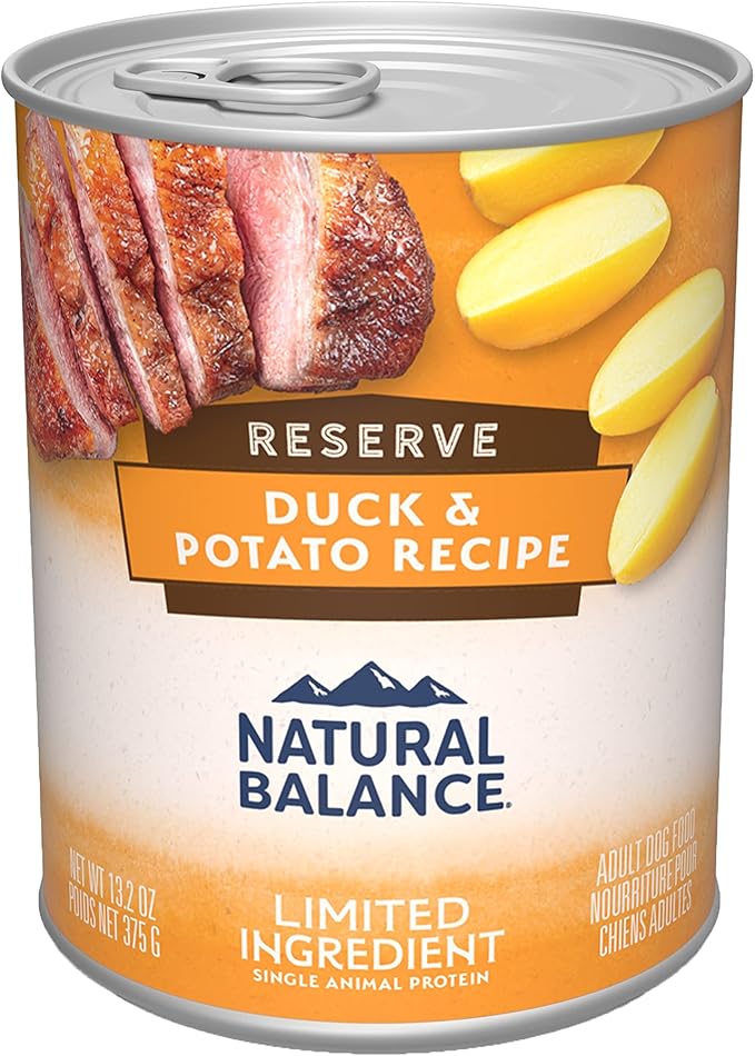 Natural Balance L.I.D. Duck & Potato Grain-Free Dog Food, Canned
