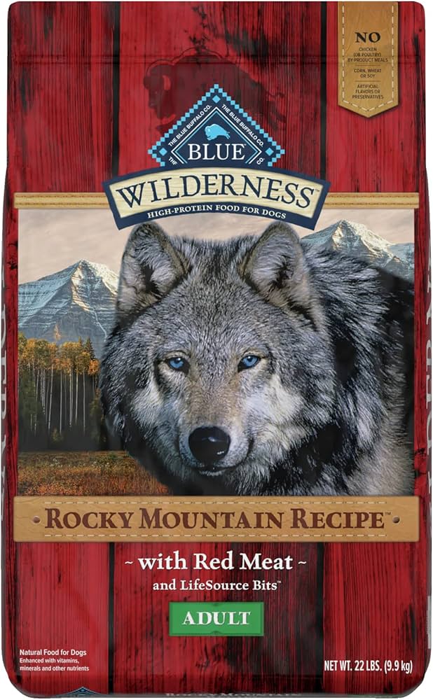 High-Protein Adult Dog Food with Beef, Lamb & Venison, Grain-Inclusive
