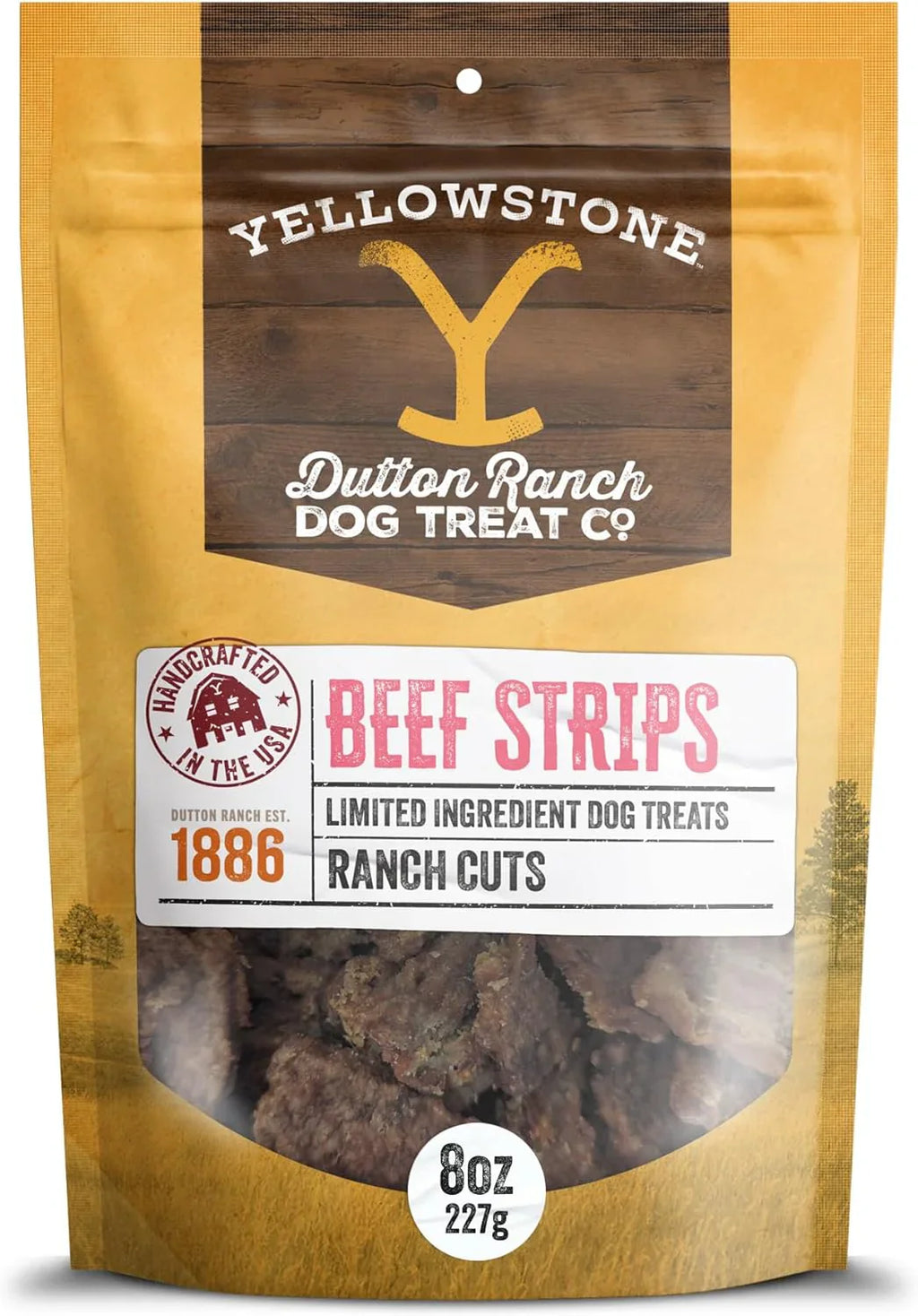 Beef Jerky Dog Treats – 100% US Beef, Minimal Ingredients