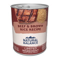 Beef & Brown Rice Paté Wet Dog Food for Adults, 13 oz Can