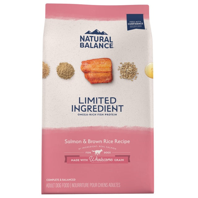 Limited Ingredient Salmon & Brown Rice Dry Dog Food for Adults