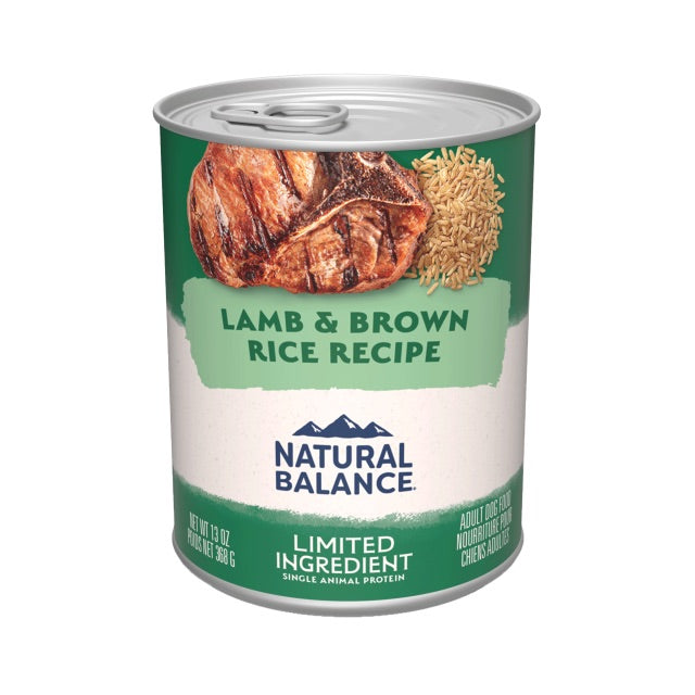 Lamb & Brown Rice Loaf Wet Dog Food for Adults, 13 oz Can
