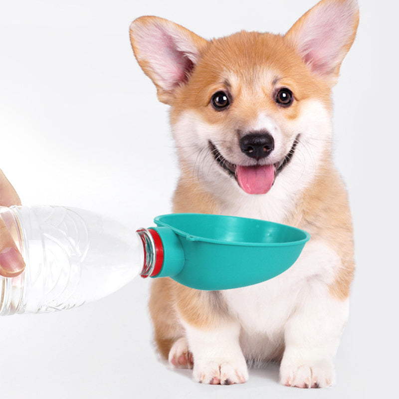 Portable Pet Water Feeder, Compact Travel Bottle, 125 x 95 x 40 mm