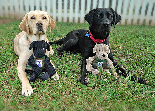 Knottie Large Service Dog Tribute Dog Toy – Luke & Klondike Edition