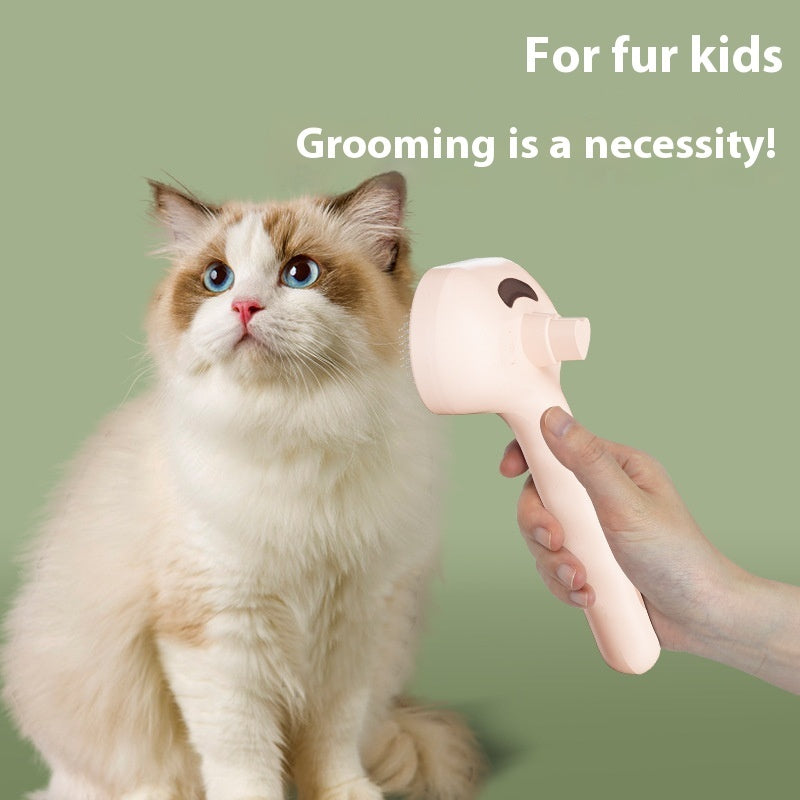 Plastic Dog Grooming Comb – White, Green, or Pink