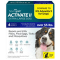 Monthly Flea, Tick & Mosquito Topical for Dogs, 4 Doses