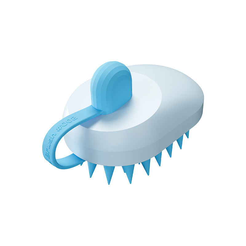 Dual-Purpose Dog Grooming Brush, ABS, Gentle Cleaning & Massage