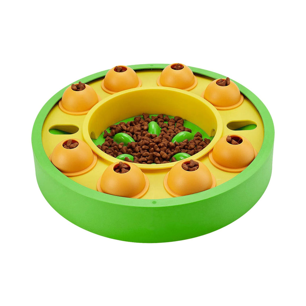 Interactive Dog Puzzle Food Feeder for Slow Eating and Mental Stimulation