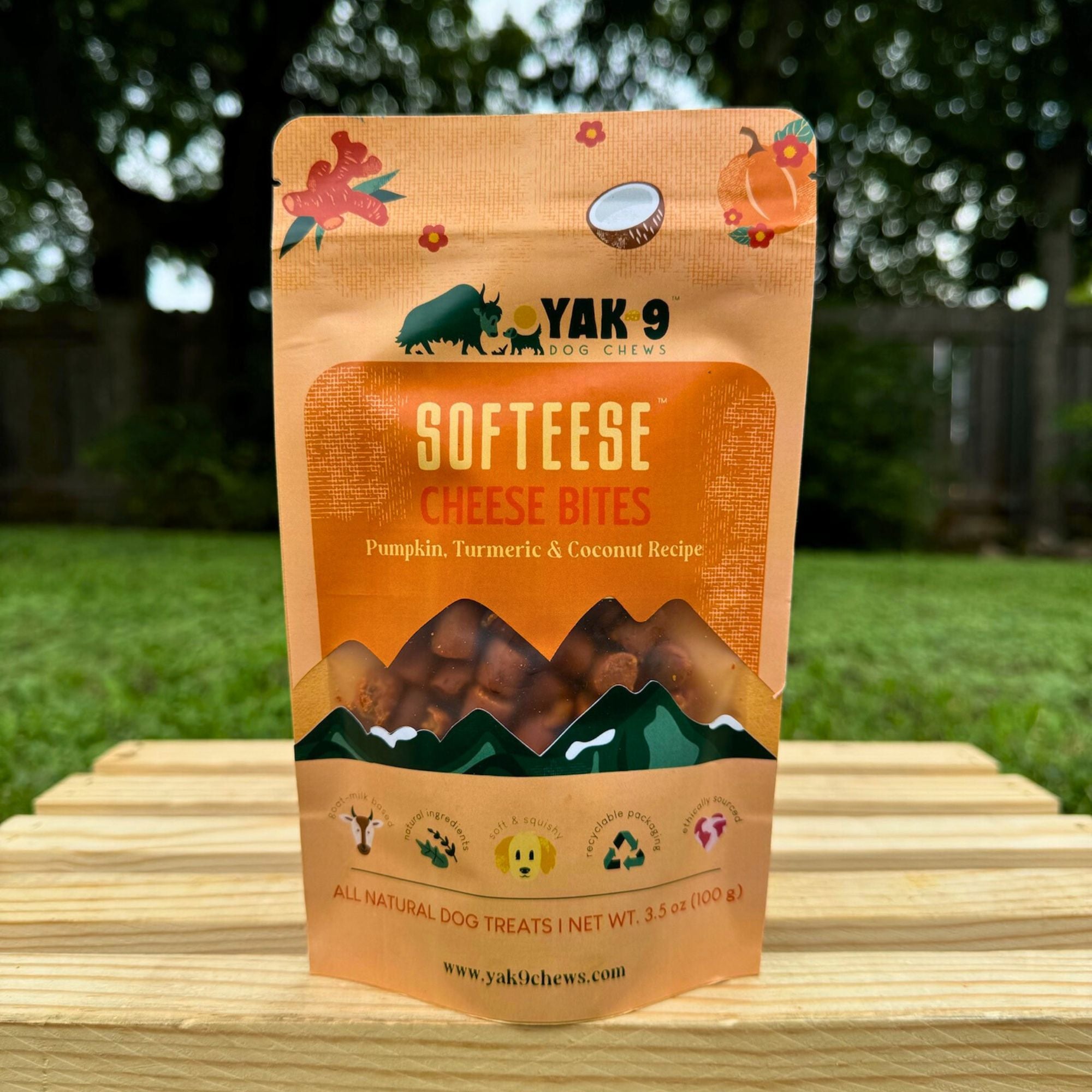 Yak9 Chews Softeese Soft Yak Cheese Dog Treats