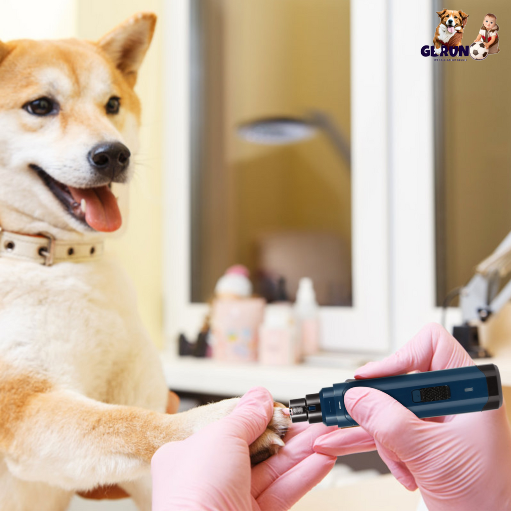 Professional Pet Nail Grinder for Small Pets, USB Rechargeable, Quiet Operation