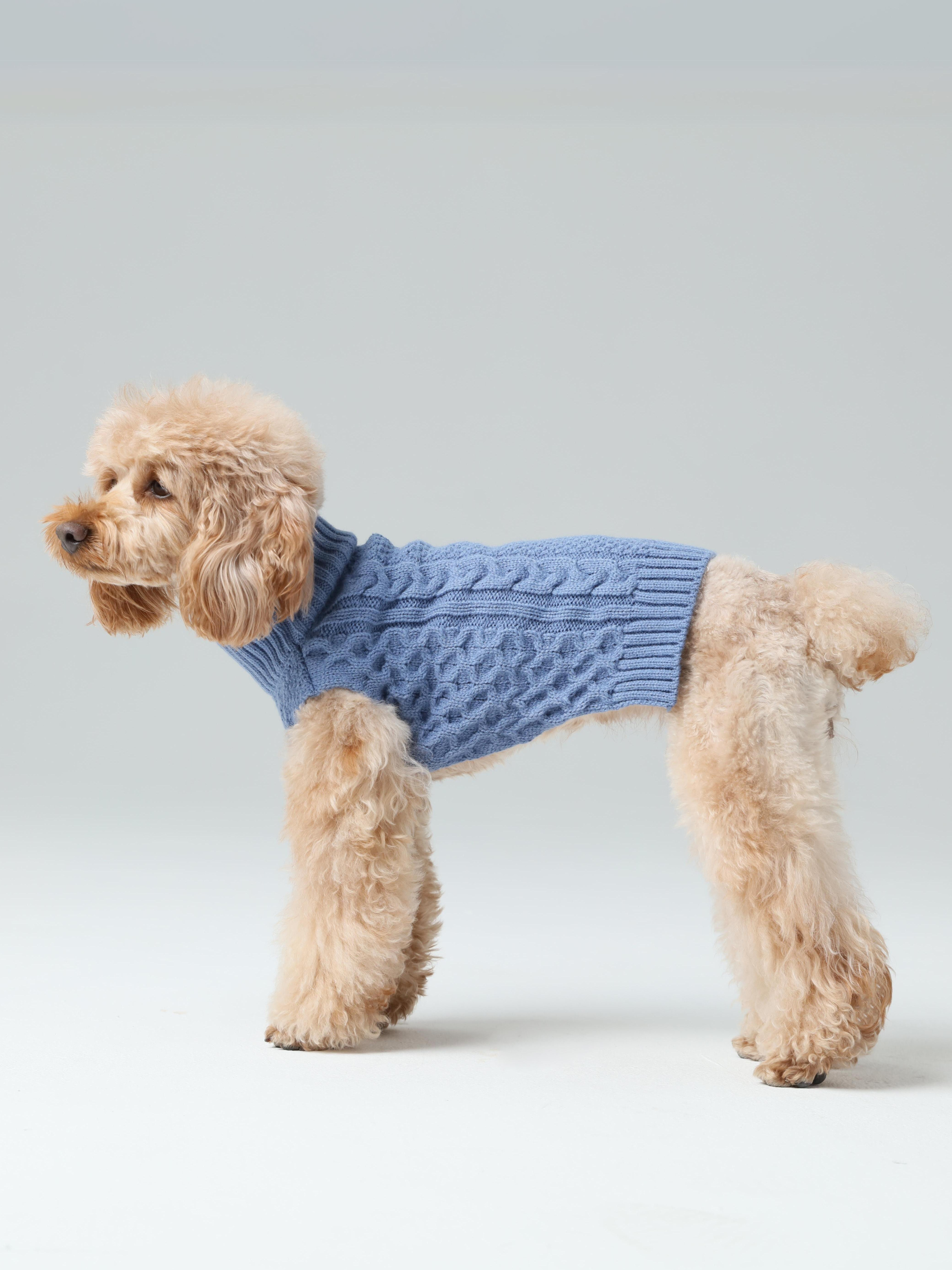 Knit Pet Sweater in Breathable Acrylic Fiber