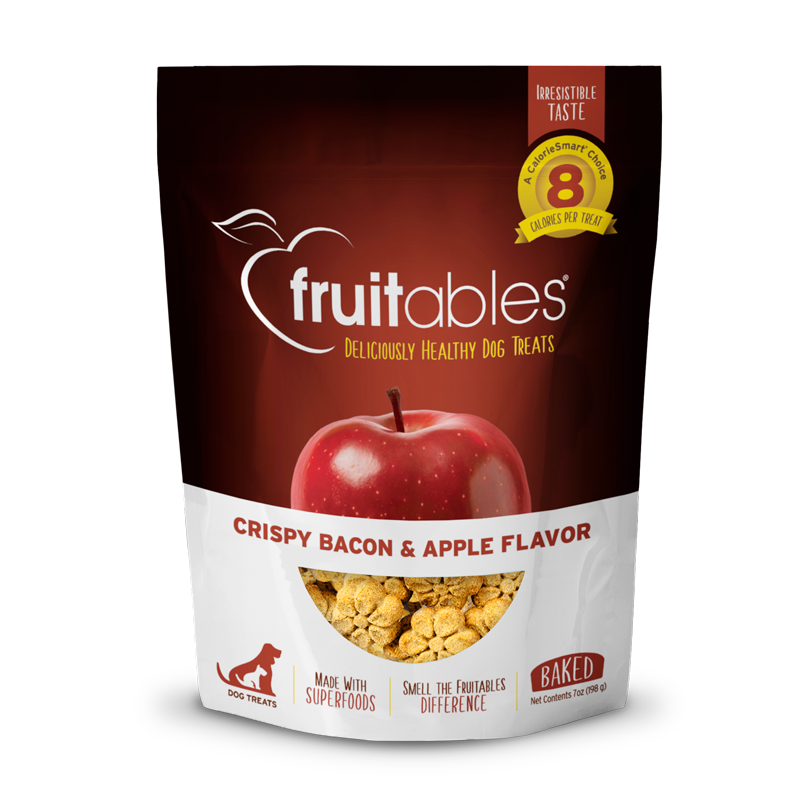 Bacon & Apple Crunchy Dog Treats, Oven-Baked, Low Calorie