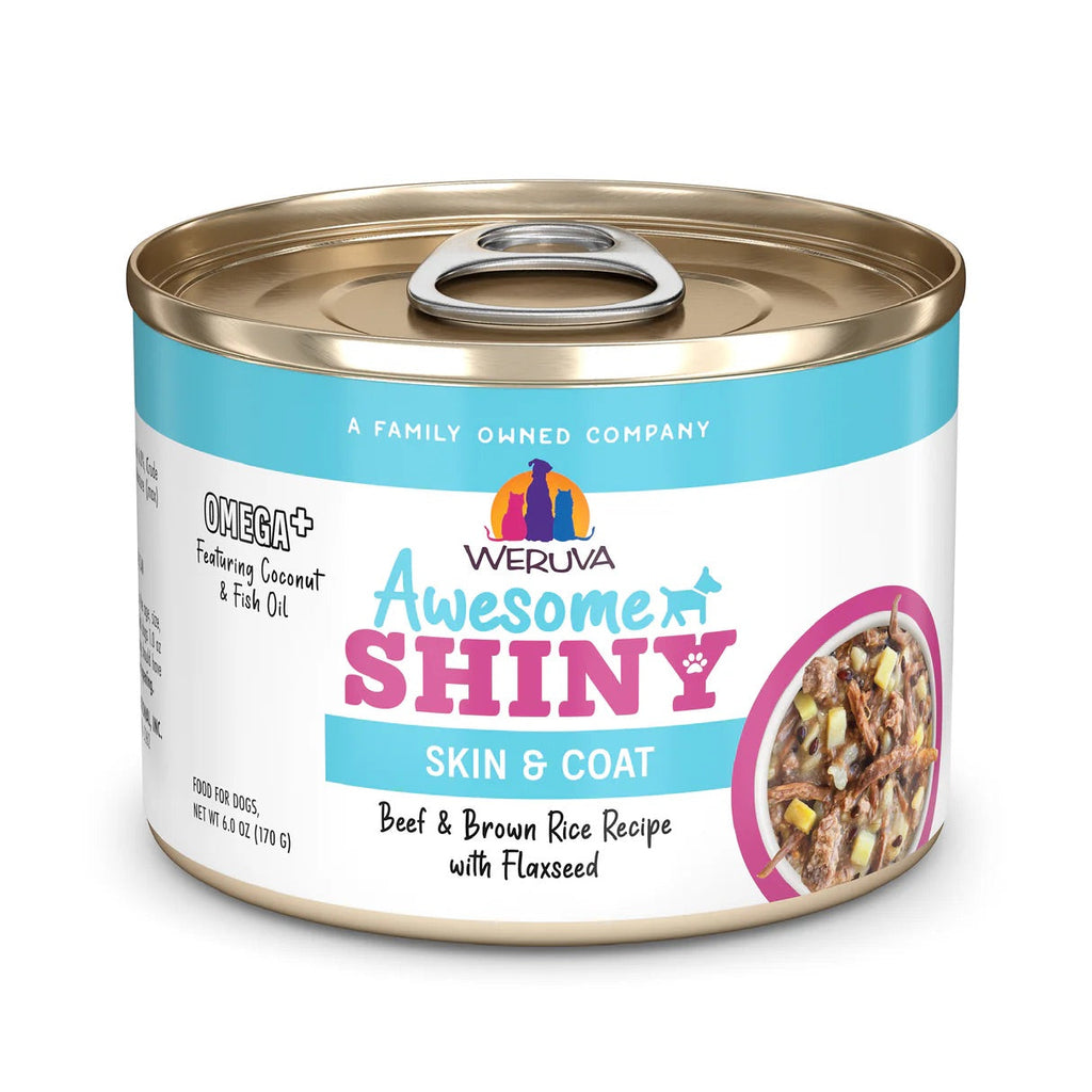 Awesome Shiny Grass-Fed Beef & Superfoods Dog Food for Skin & Coat