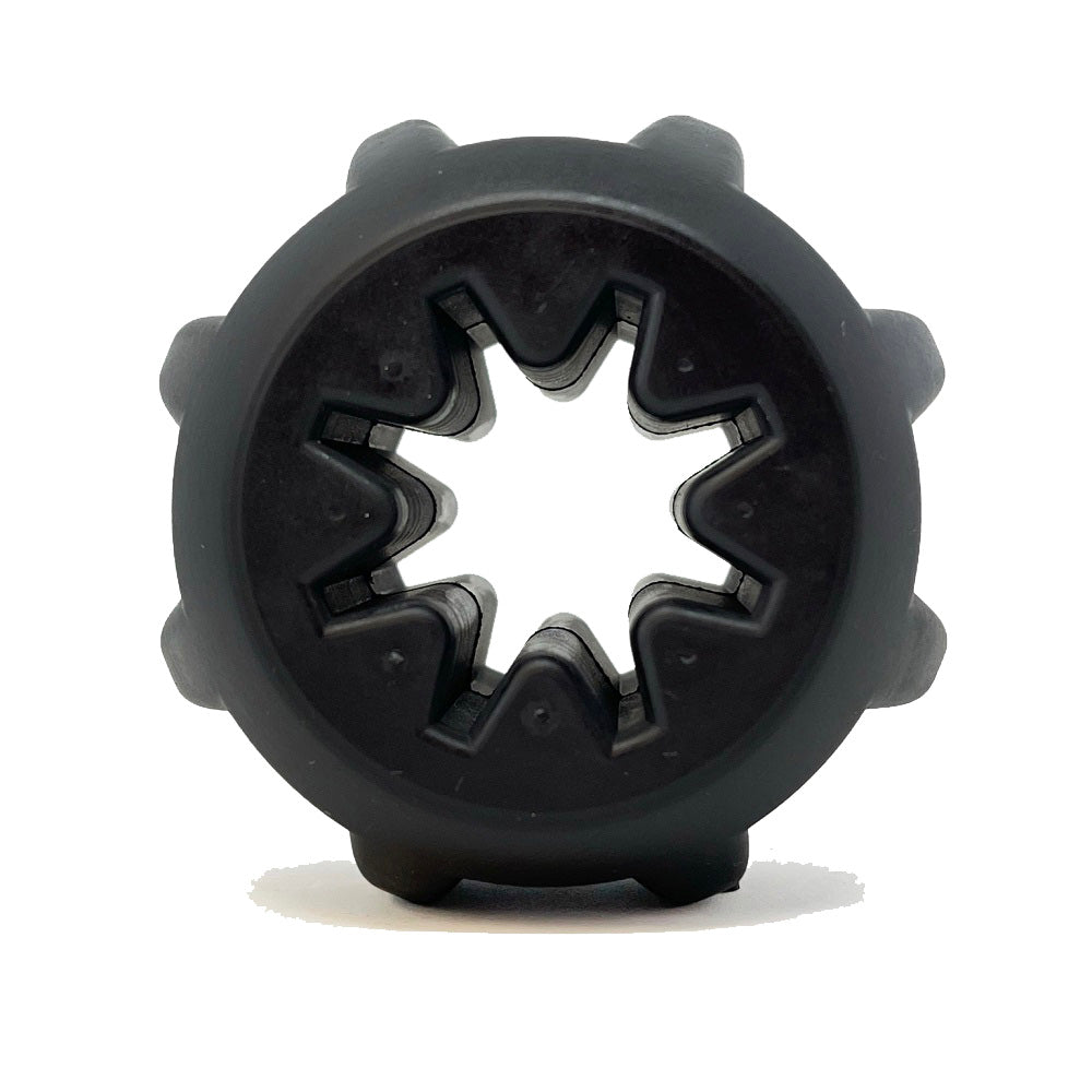 Gear eDispenser Rubber Chew Toy and Treat Holder for Power Chewers, Large
