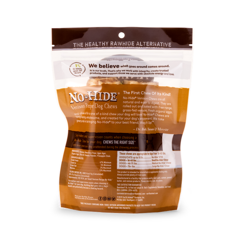 Venison Chew Rolls for Dogs – Rawhide-Free, Long-Lasting Treat