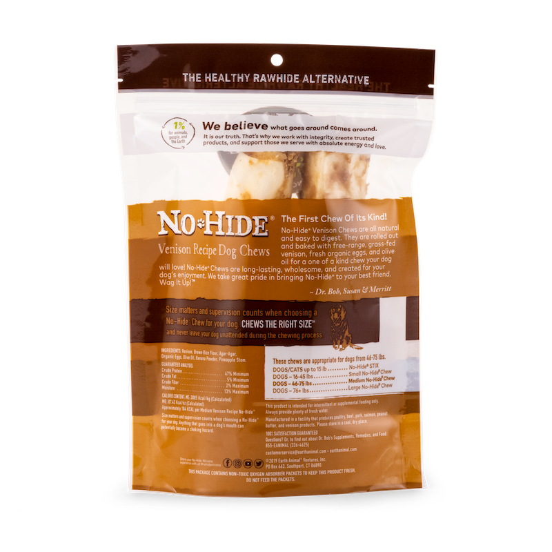 Venison Dog Chew Rolls – Rawhide-Free, Long-Lasting Treats