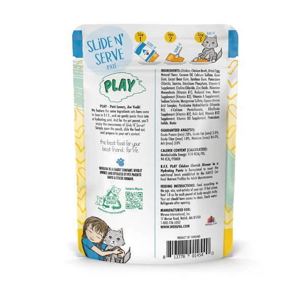 Chicken Purée Cat Food with Cage-Free Chicken, Hydrating Formula