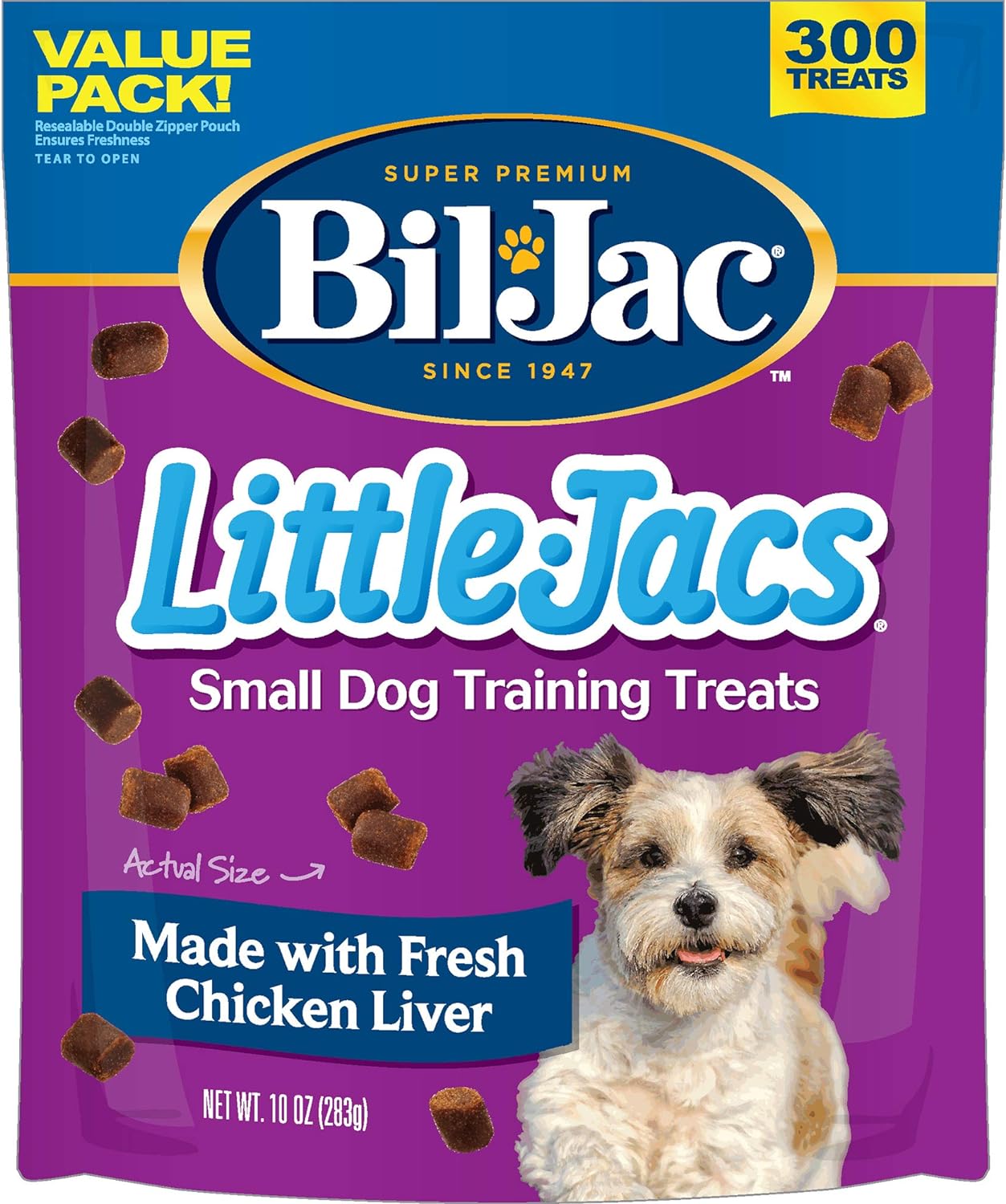 Bil-Jac Little-Jacs Chicken Liver Training Treats for Dogs