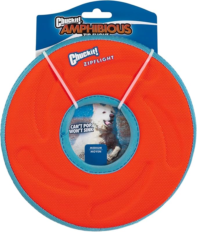 Medium Dog Fetch Disc – Floating, Durable Canvas, 8.5"