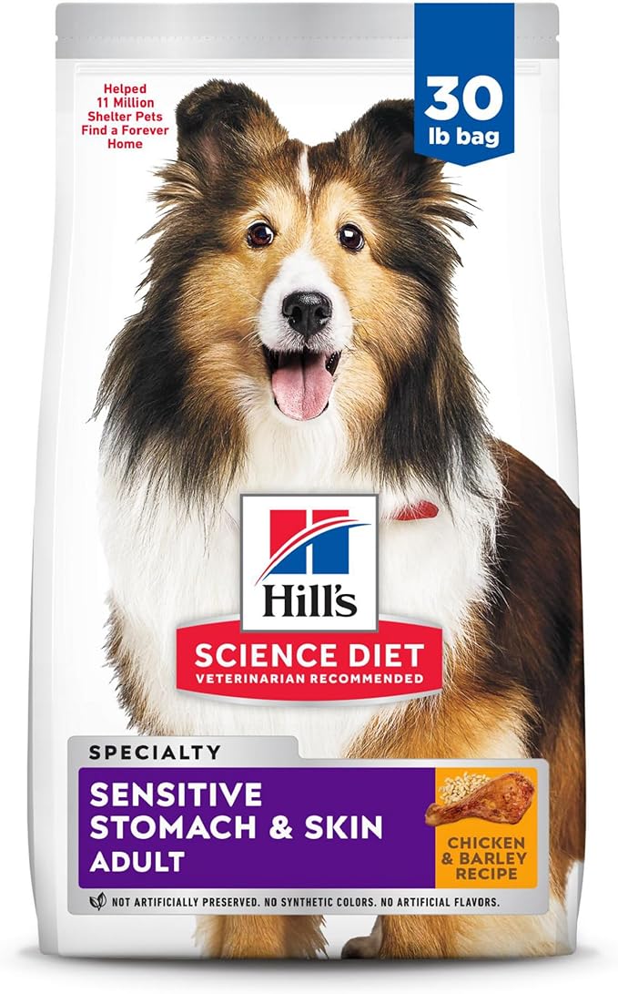 Dry Dog Food for Small Breeds, Sensitive Stomach & Skin