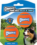 Dog Tennis Ball with Extra-Thick Rubber Core, Small or Medium