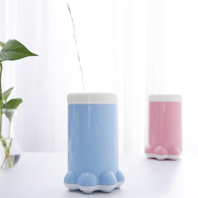 Pet Foot Washing Cup for Small Dogs and Cats, Silicone Bristles